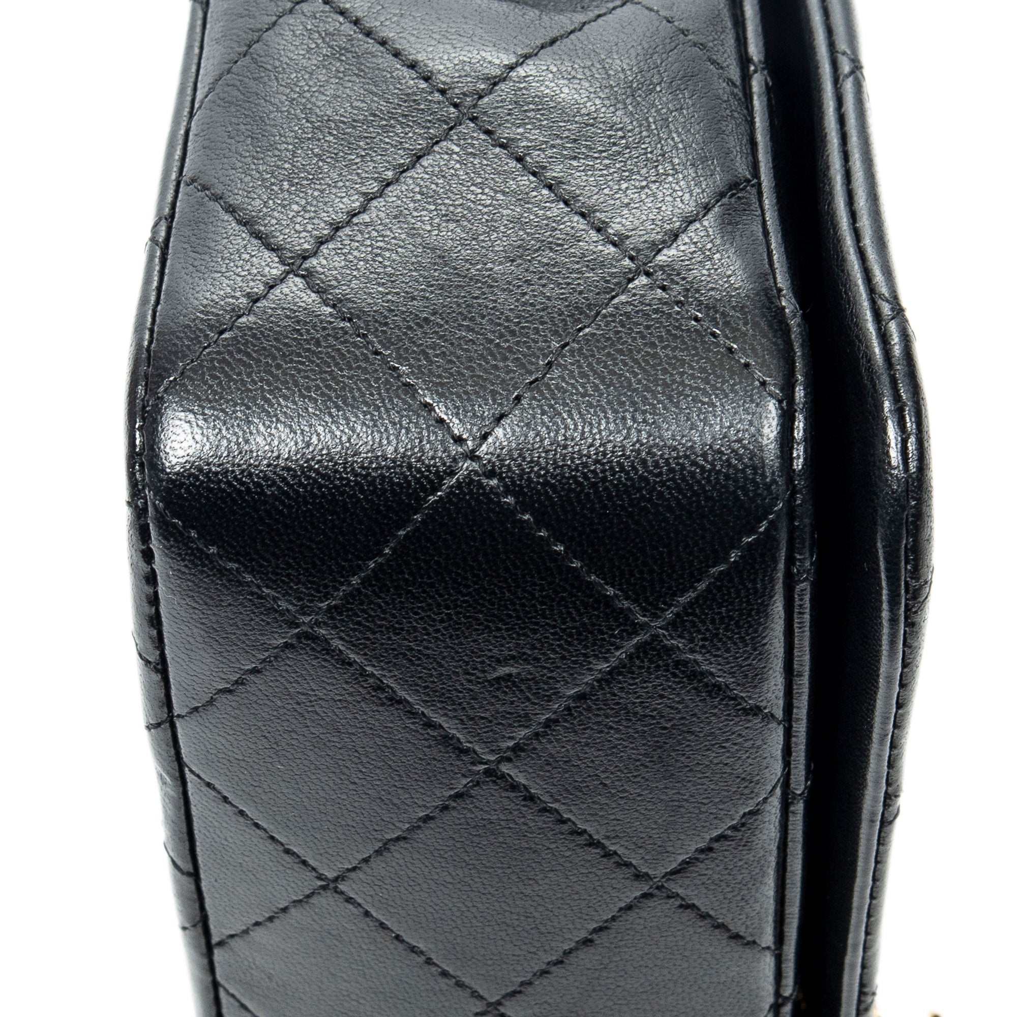 Shoulder bag CC Turn Lock Mademoiselle Full Flap Black Quilted Lambskin Leather