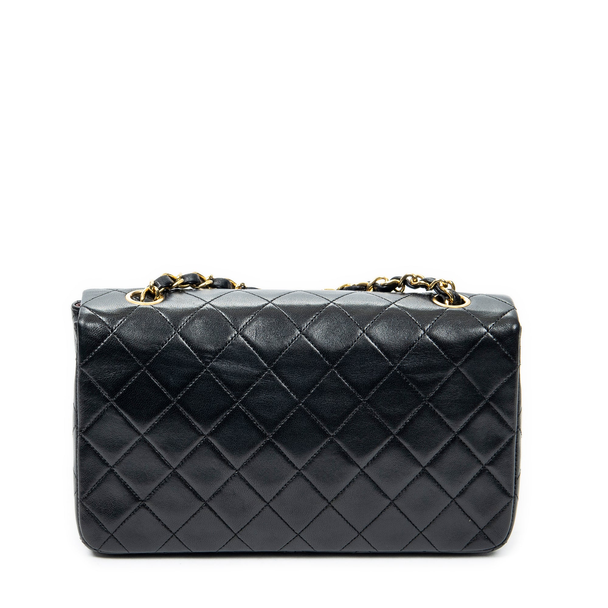Shoulder bag CC Turn Lock Mademoiselle Full Flap Black Quilted Lambskin Leather