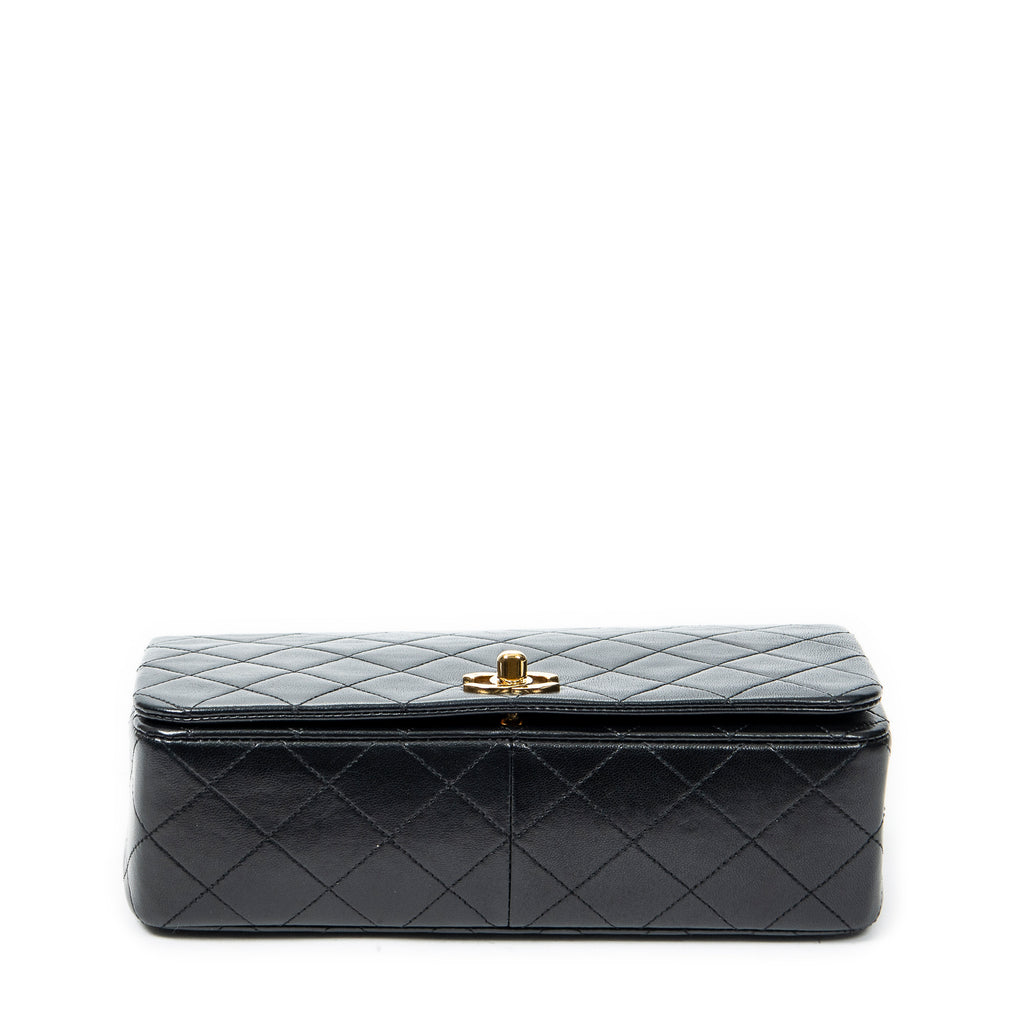 Shoulder bag CC Turn Lock Mademoiselle Full Flap Black Quilted Lambskin Leather