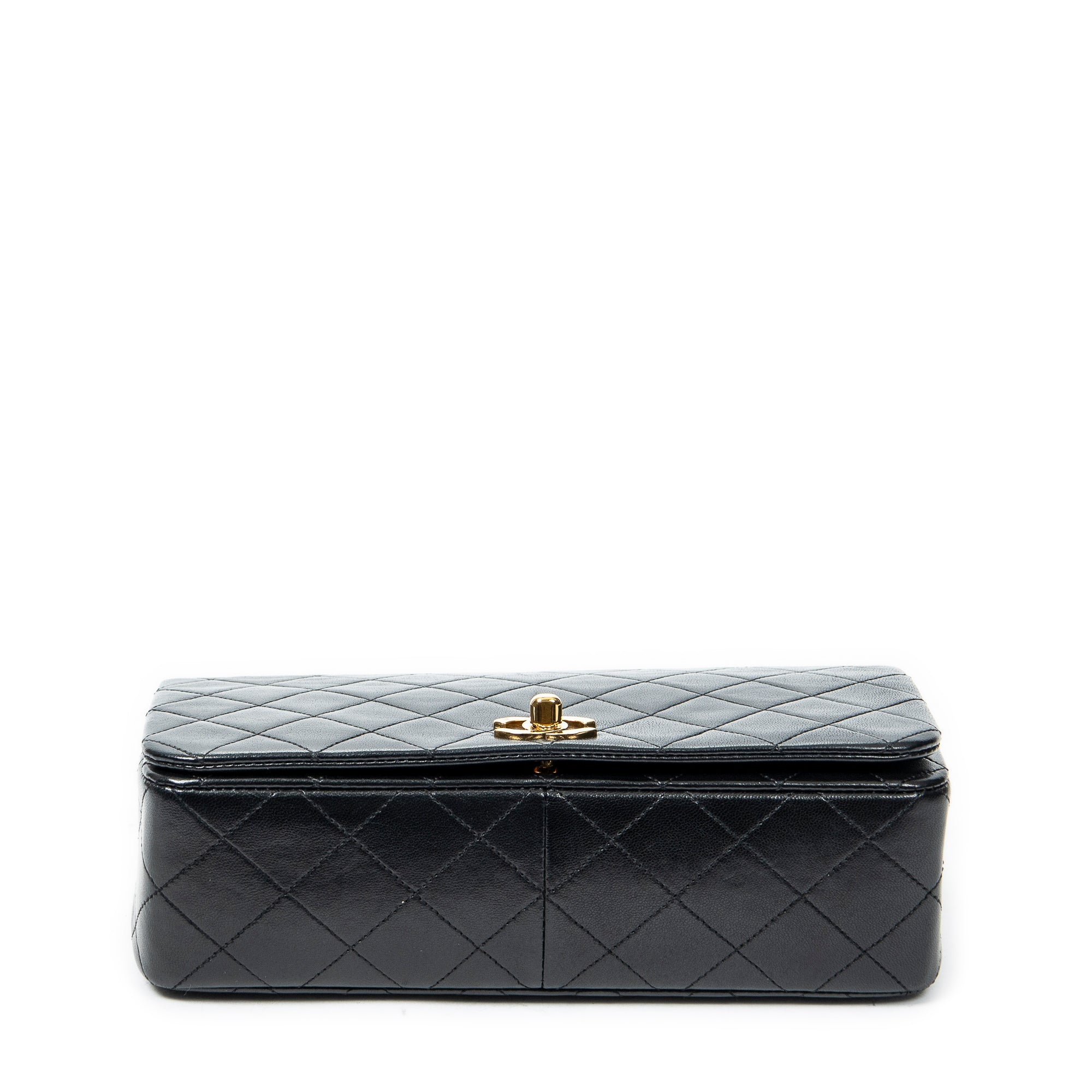Shoulder bag CC Turn Lock Mademoiselle Full Flap Black Quilted Lambskin Leather