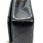 Shoulder bag CC Turn Lock Mademoiselle Full Flap Black Quilted Lambskin Leather