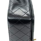 Shoulder bag CC Turn Lock Mademoiselle Full Flap Black Quilted Lambskin Leather