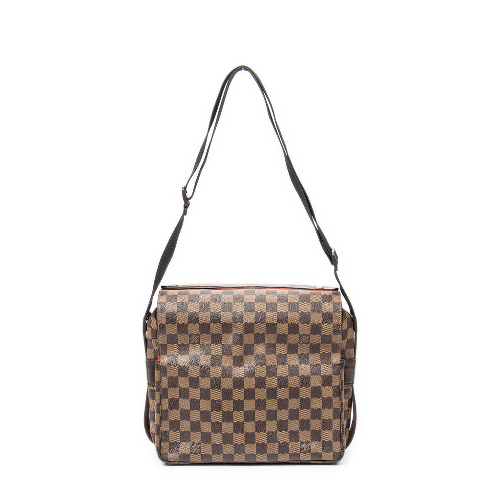Shoulder bag Naviglio Brown Damier Ebene