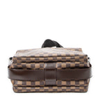 Shoulder bag Naviglio Brown Damier Ebene