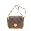 Shoulder bag Vintage Flap Crossbody Brown Coated Canvas