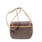 Shoulder bag Vintage Flap Crossbody Brown Coated Canvas