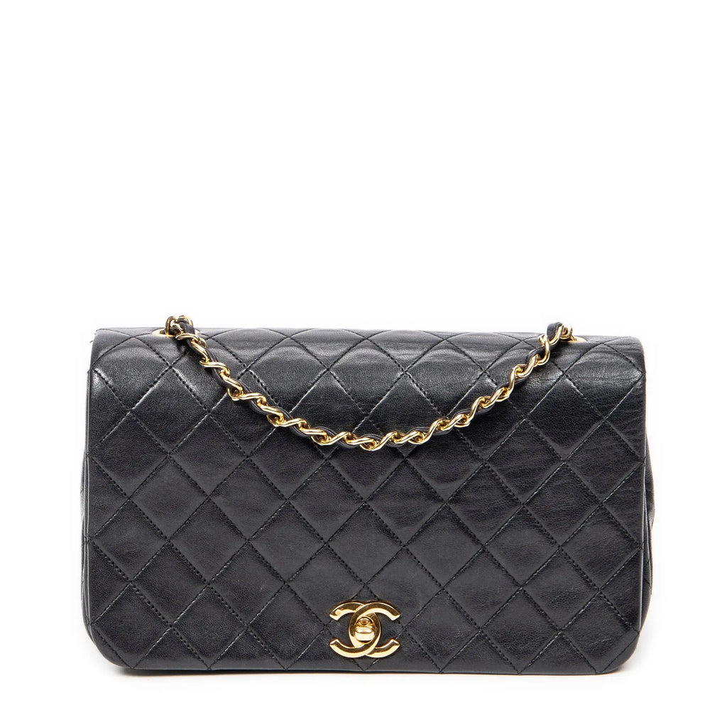 Chanel - CC Turn Lock Mademoiselle Full Flap - Noir