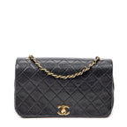 Chanel - CC Turn Lock Mademoiselle Full Flap - Noir
