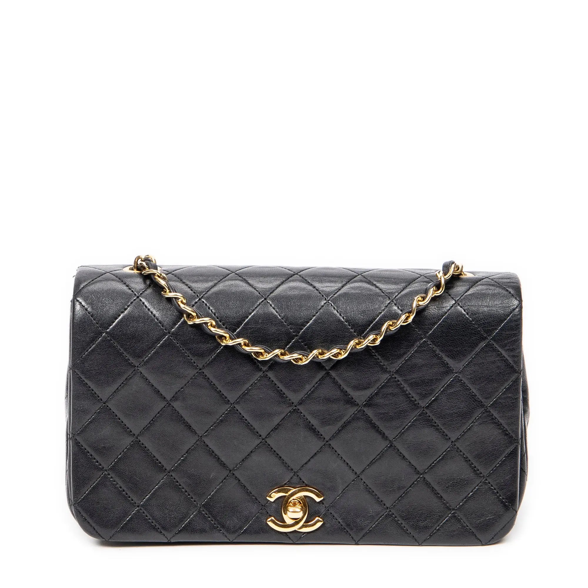 Chanel - CC Turn Lock Mademoiselle Full Flap - Noir