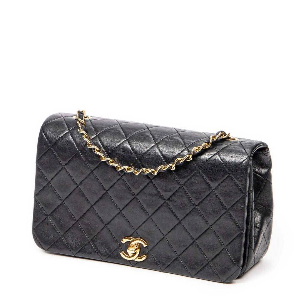 Chanel - CC Turn Lock Mademoiselle Full Flap - Noir