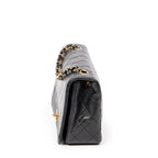 Chanel - CC Turn Lock Mademoiselle Full Flap - Noir
