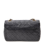 Shoulder bag CC Turn Lock Mademoiselle Full Flap Black Quilted Lambskin Leather