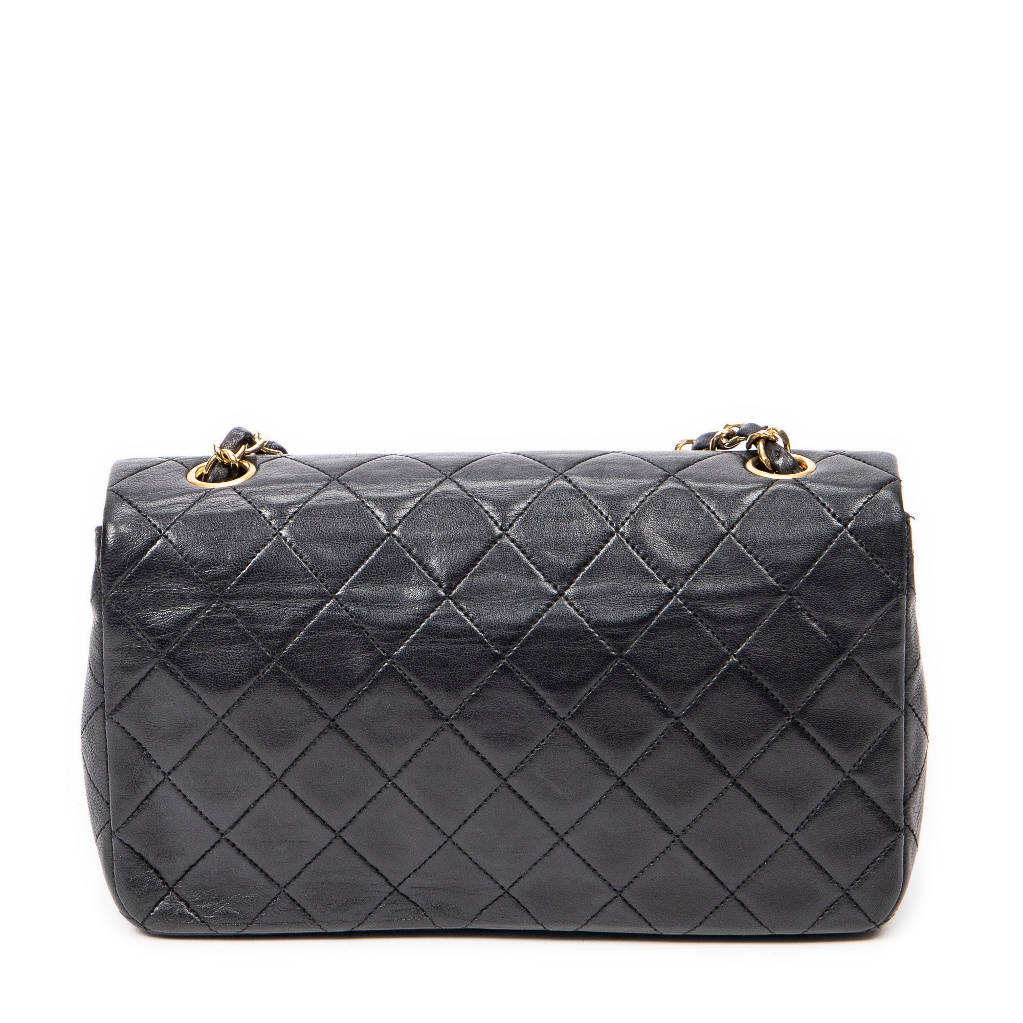 Shoulder bag CC Turn Lock Mademoiselle Full Flap Black Quilted Lambskin Leather
