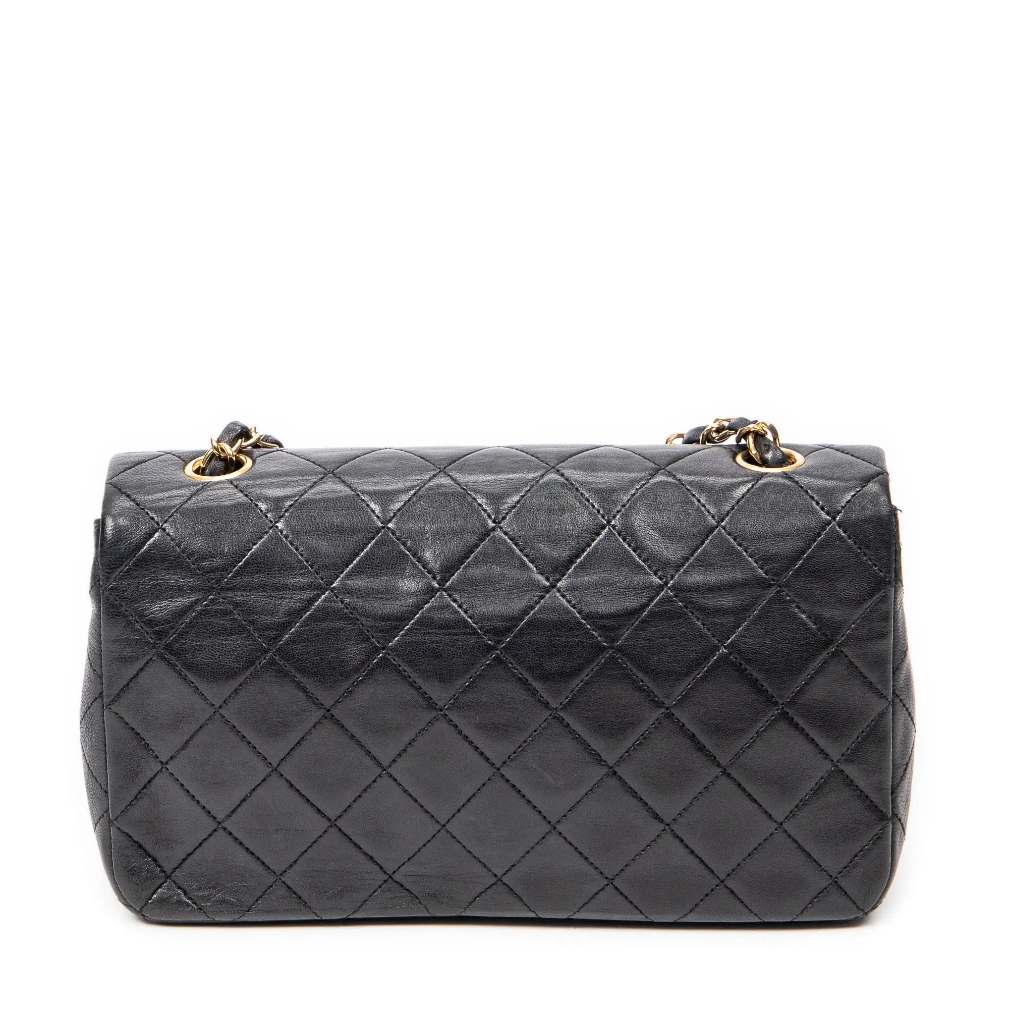 Chanel - CC Turn Lock Mademoiselle Full Flap - Noir