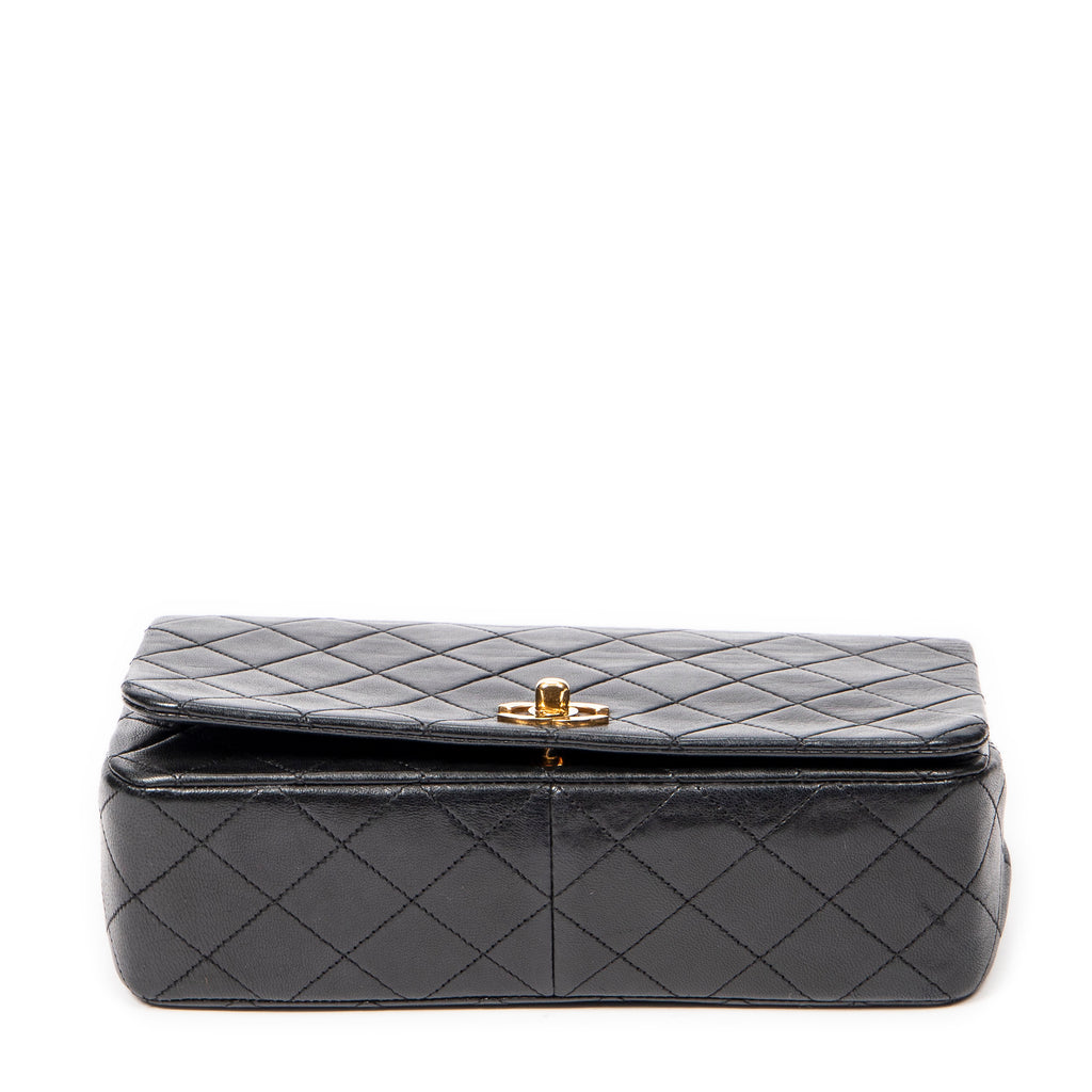 Shoulder bag CC Turn Lock Mademoiselle Full Flap Black Quilted Lambskin Leather