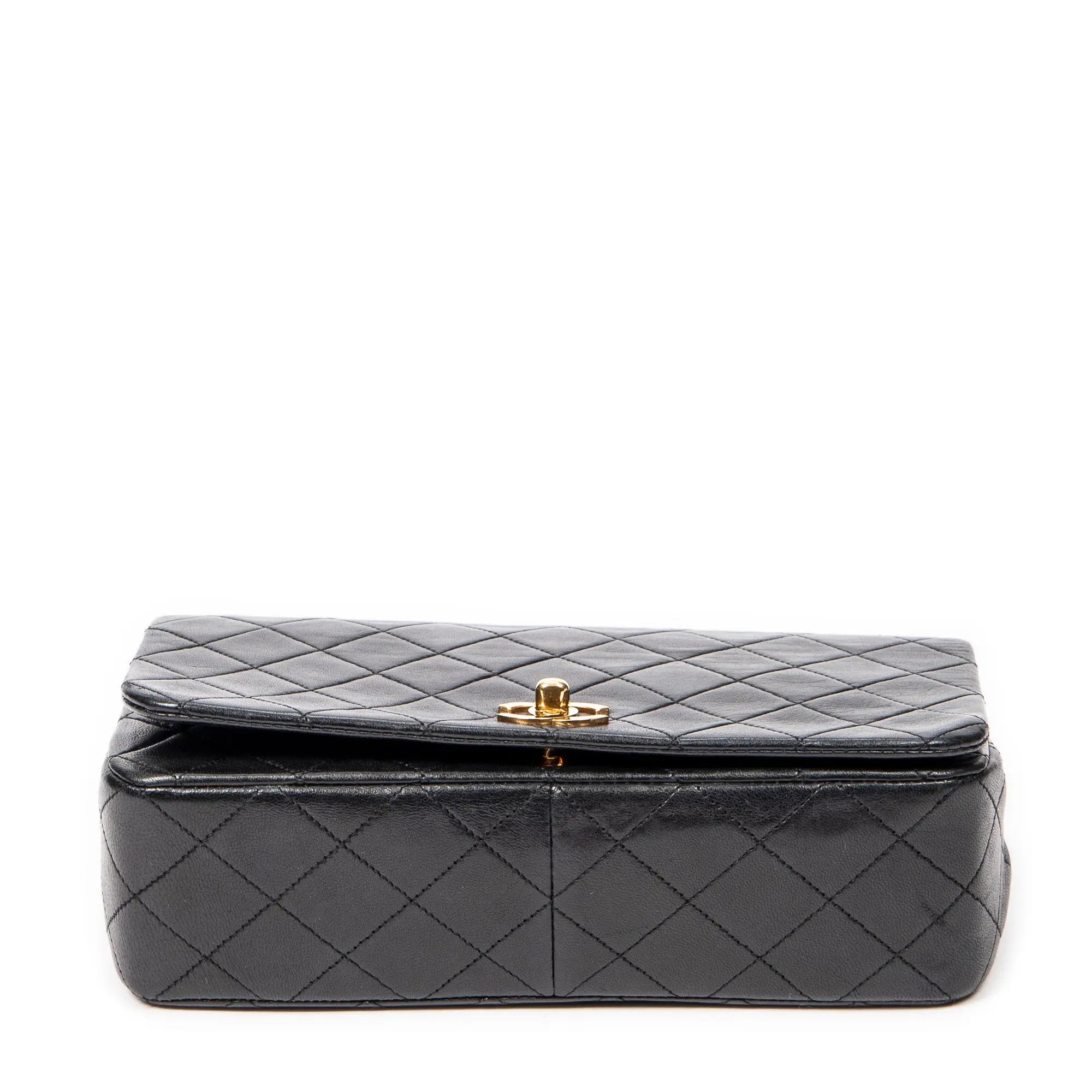 Chanel - CC Turn Lock Mademoiselle Full Flap - Noir