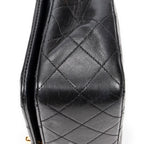 Shoulder bag CC Turn Lock Mademoiselle Full Flap Black Quilted Lambskin Leather