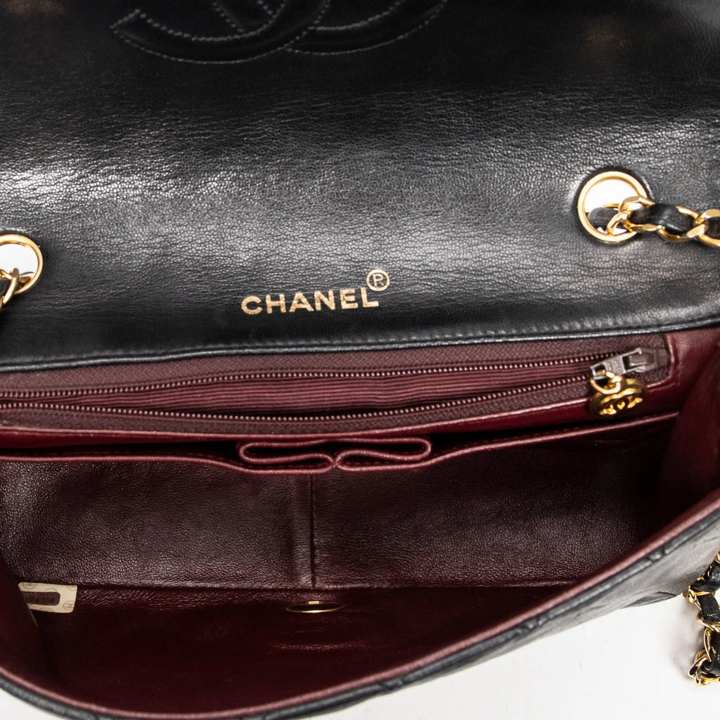 Chanel - CC Turn Lock Mademoiselle Full Flap - Noir