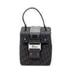 Pouch Street Chic Mini Vanity Case Black Diorissimo Canvas