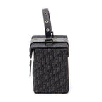 Pouch Street Chic Mini Vanity Case Black Diorissimo Canvas