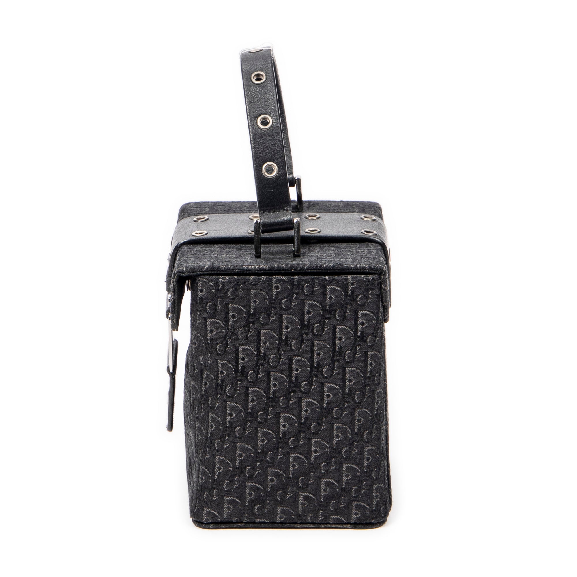 Pouch Street Chic Mini Vanity Case Black Diorissimo Canvas