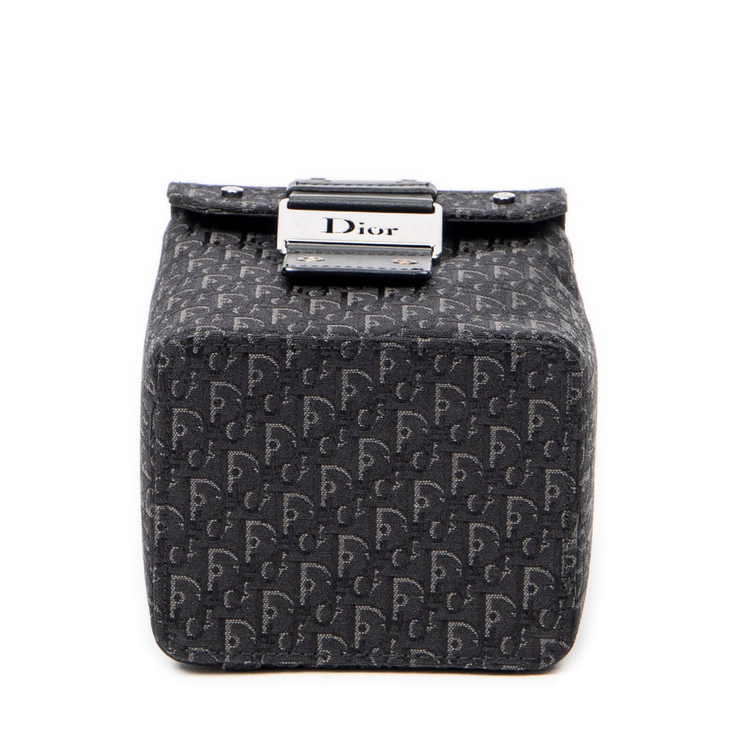 Pouch Street Chic Mini Vanity Case Black Diorissimo Canvas