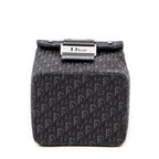 Pouch Street Chic Mini Vanity Case Black Diorissimo Canvas