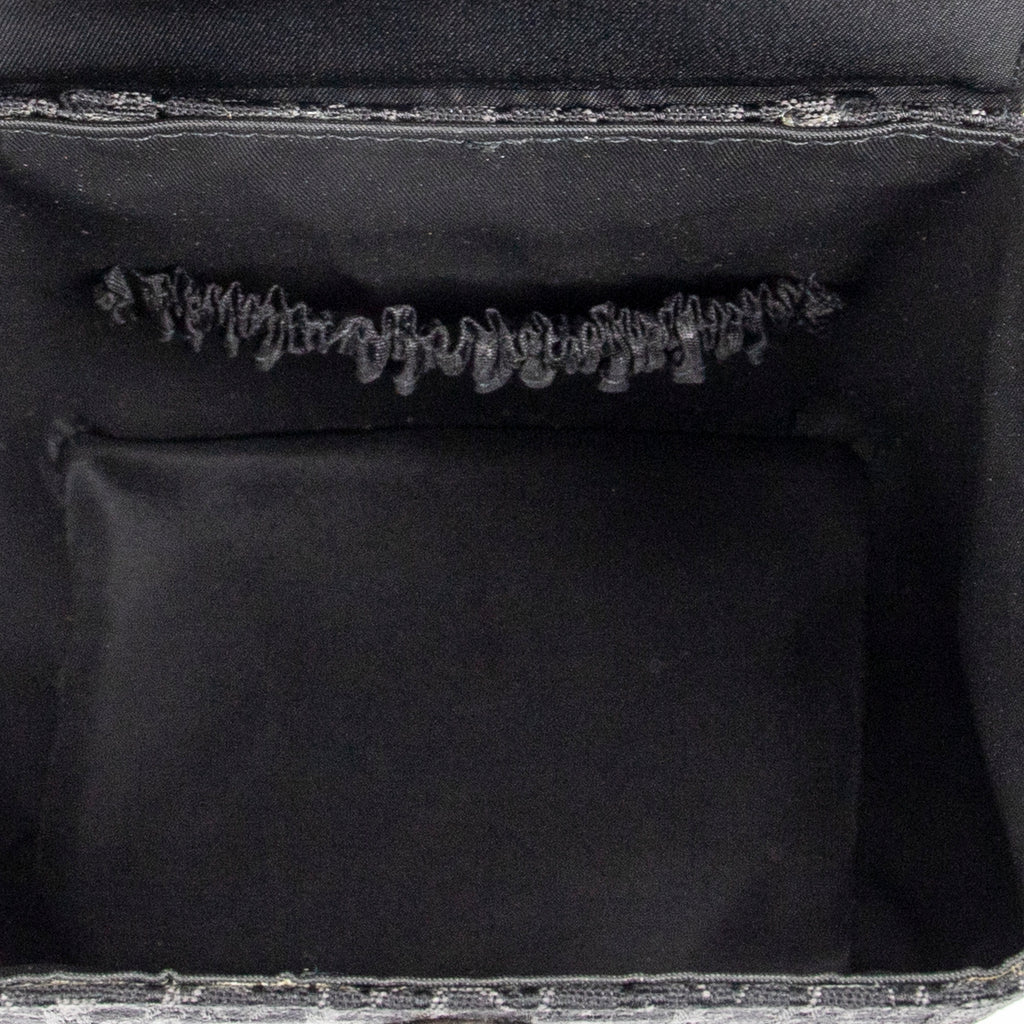 Pouch Street Chic Mini Vanity Case Black Diorissimo Canvas