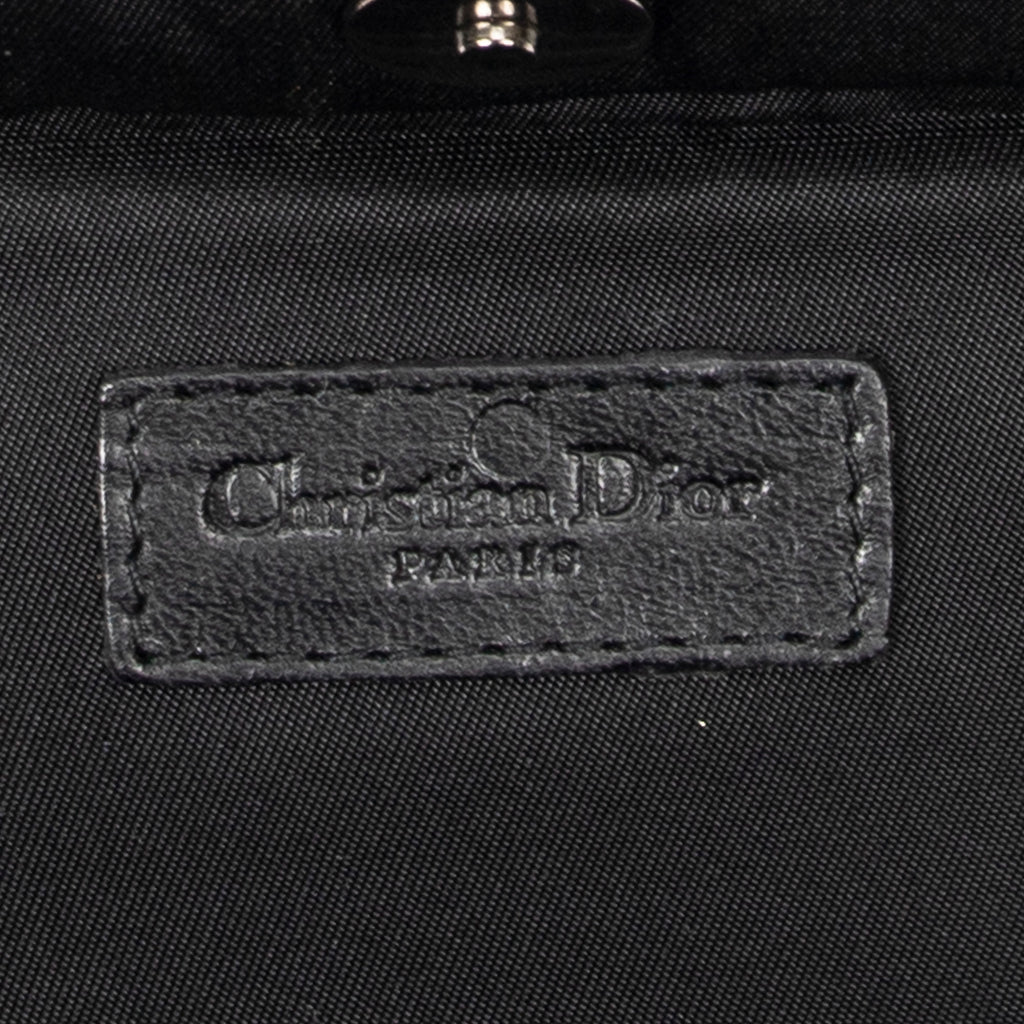 Pouch Street Chic Mini Vanity Case Black Diorissimo Canvas