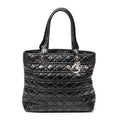 Shoulder bag Medium Soft Shopping Tote Black Cannage Lambskin Leather