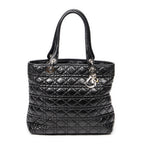 Shoulder bag Medium Soft Shopping Tote Black Cannage Lambskin Leather