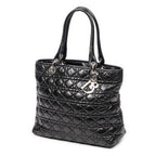 Shoulder bag Medium Soft Shopping Tote Black Cannage Lambskin Leather