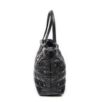 Shoulder bag Medium Soft Shopping Tote Black Cannage Lambskin Leather