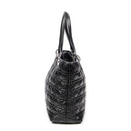 Shoulder bag Medium Soft Shopping Tote Black Cannage Lambskin Leather