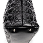 Shoulder bag Medium Soft Shopping Tote Black Cannage Lambskin Leather