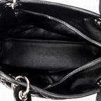 Shoulder bag Medium Soft Shopping Tote Black Cannage Lambskin Leather
