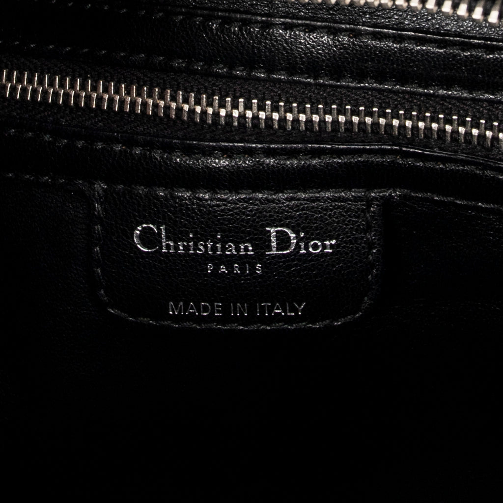 Shoulder bag Medium Soft Shopping Tote Black Cannage Lambskin Leather