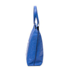 Shoulder bag Vertical Anagram Tote Royal Blue Anagram Embossed Calfskin Leather