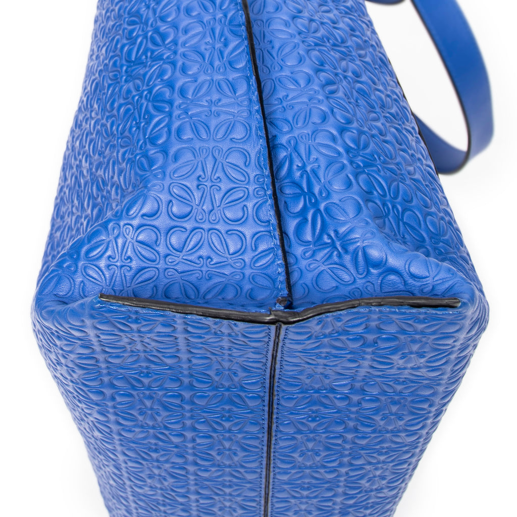 Shoulder bag Vertical Anagram Tote Royal Blue Anagram Embossed Calfskin Leather