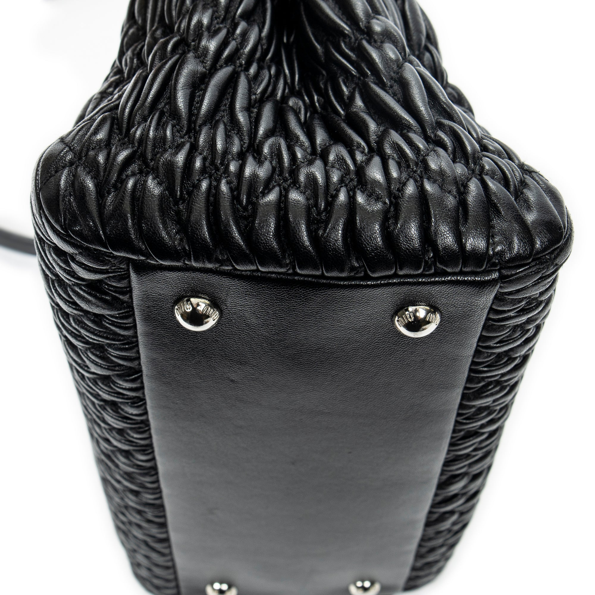 Shoulder bag Medium Crystal Tote Black Matelasse Leather
