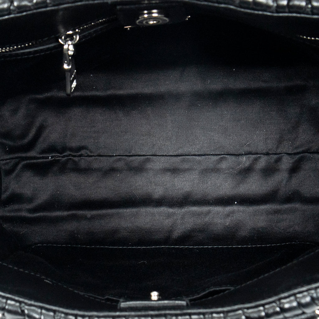 Shoulder bag Medium Crystal Tote Black Matelasse Leather