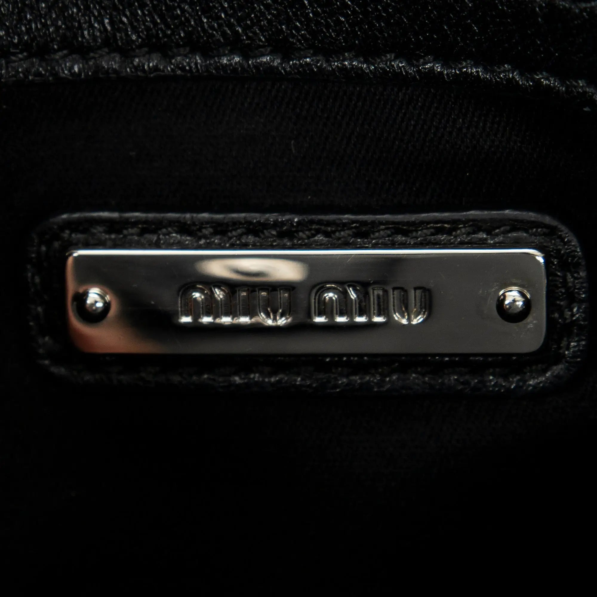 Bolso de hombro Mediano Crystal Tote Piel Matelassé Negra
