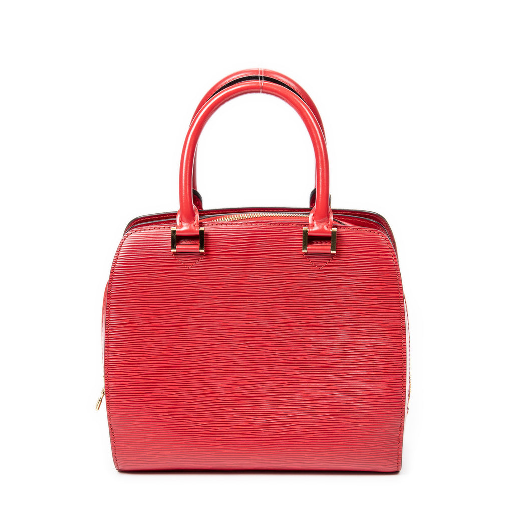 Handbag Pont-Neuf Red Epi