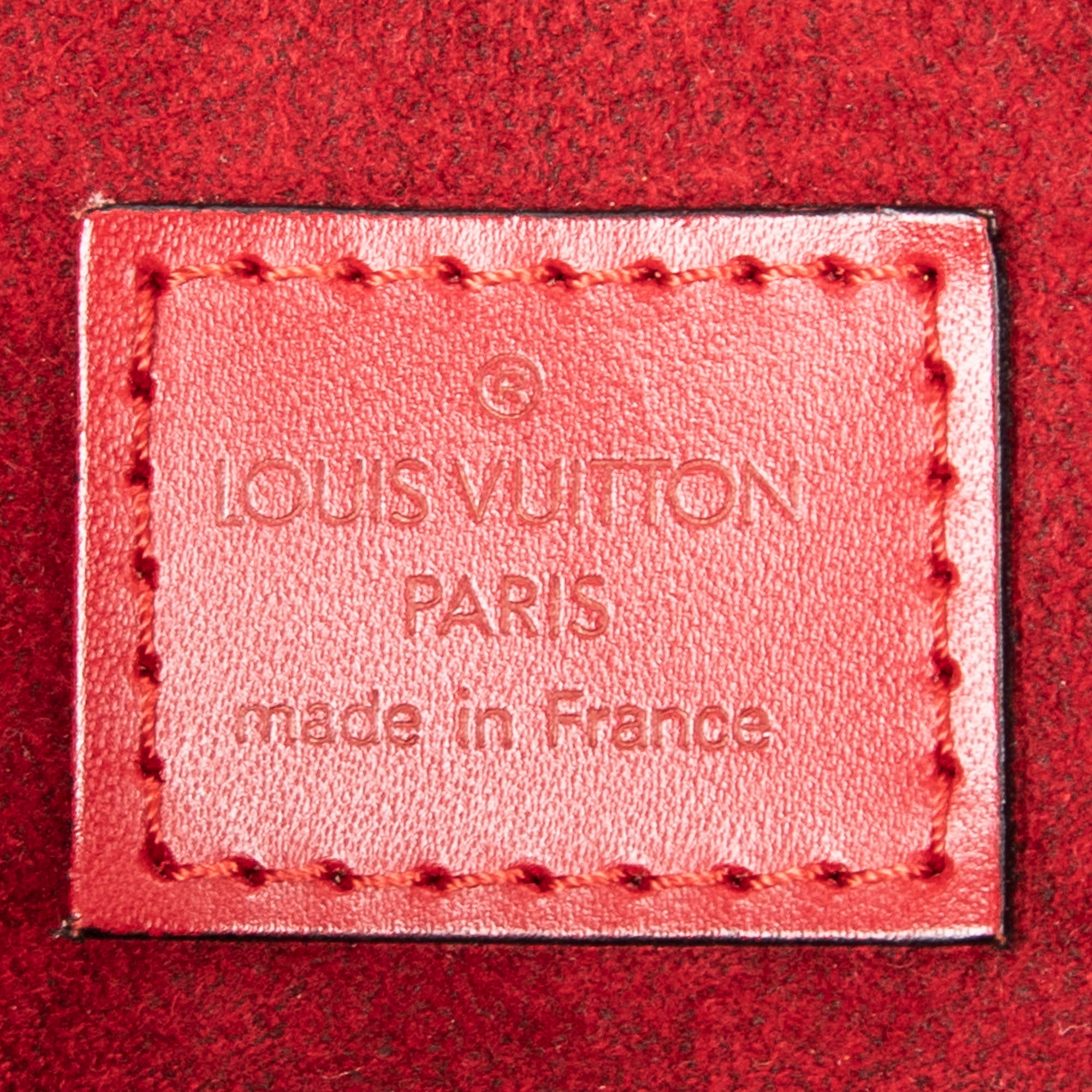 Handbag Pont-Neuf Red Epi