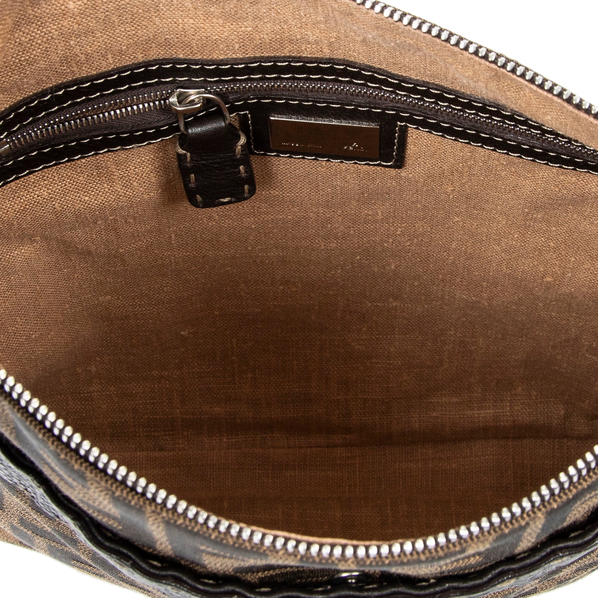 Shoulder bag Selleria Crossbody Khaki Zucca Canvas