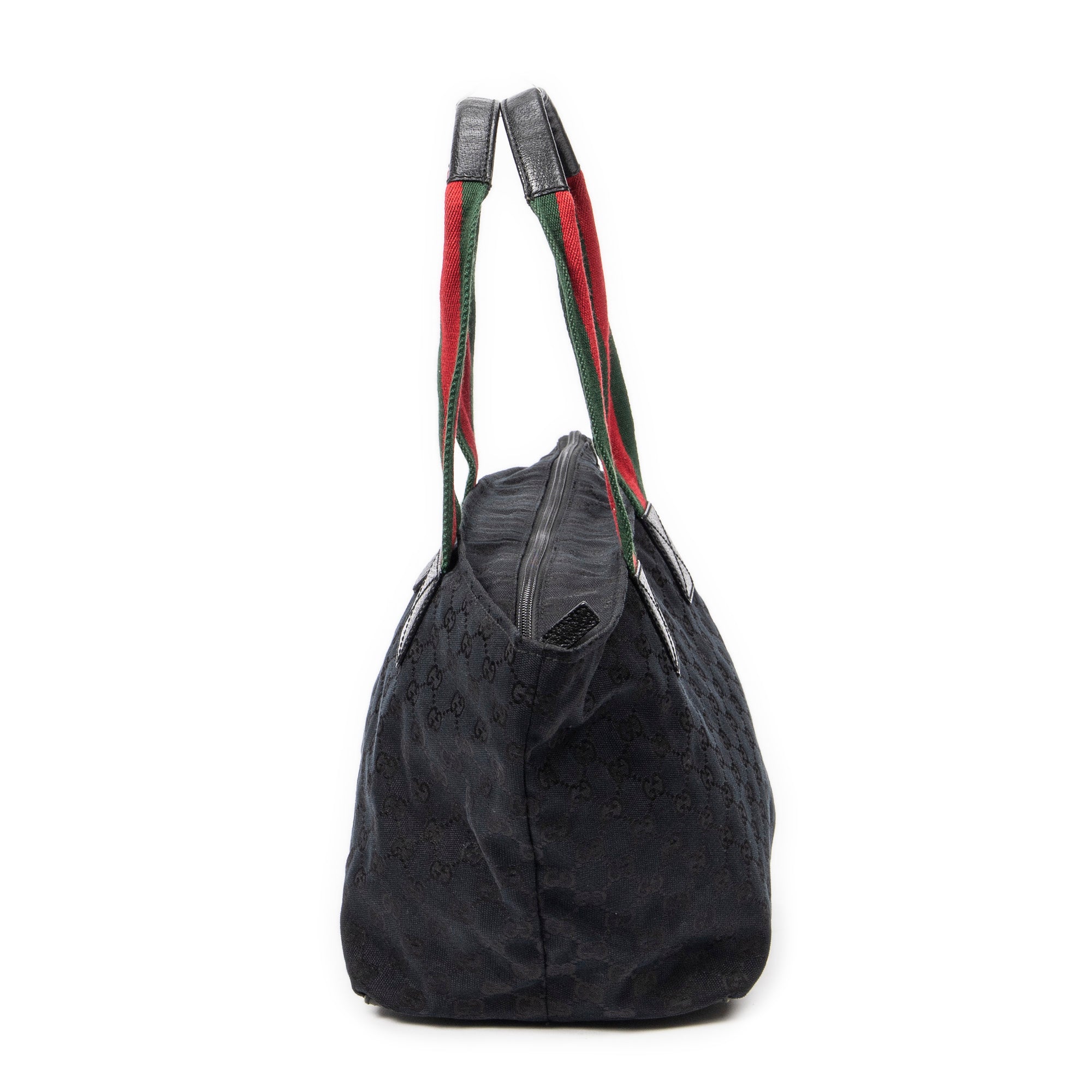 Shoulder bag Medium Web Trapeze Tote Black Monogrammed Canvas