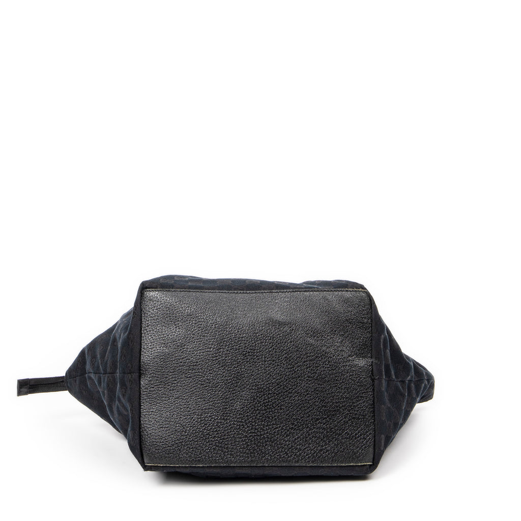 Shoulder bag Medium Web Trapeze Tote Black Monogrammed Canvas