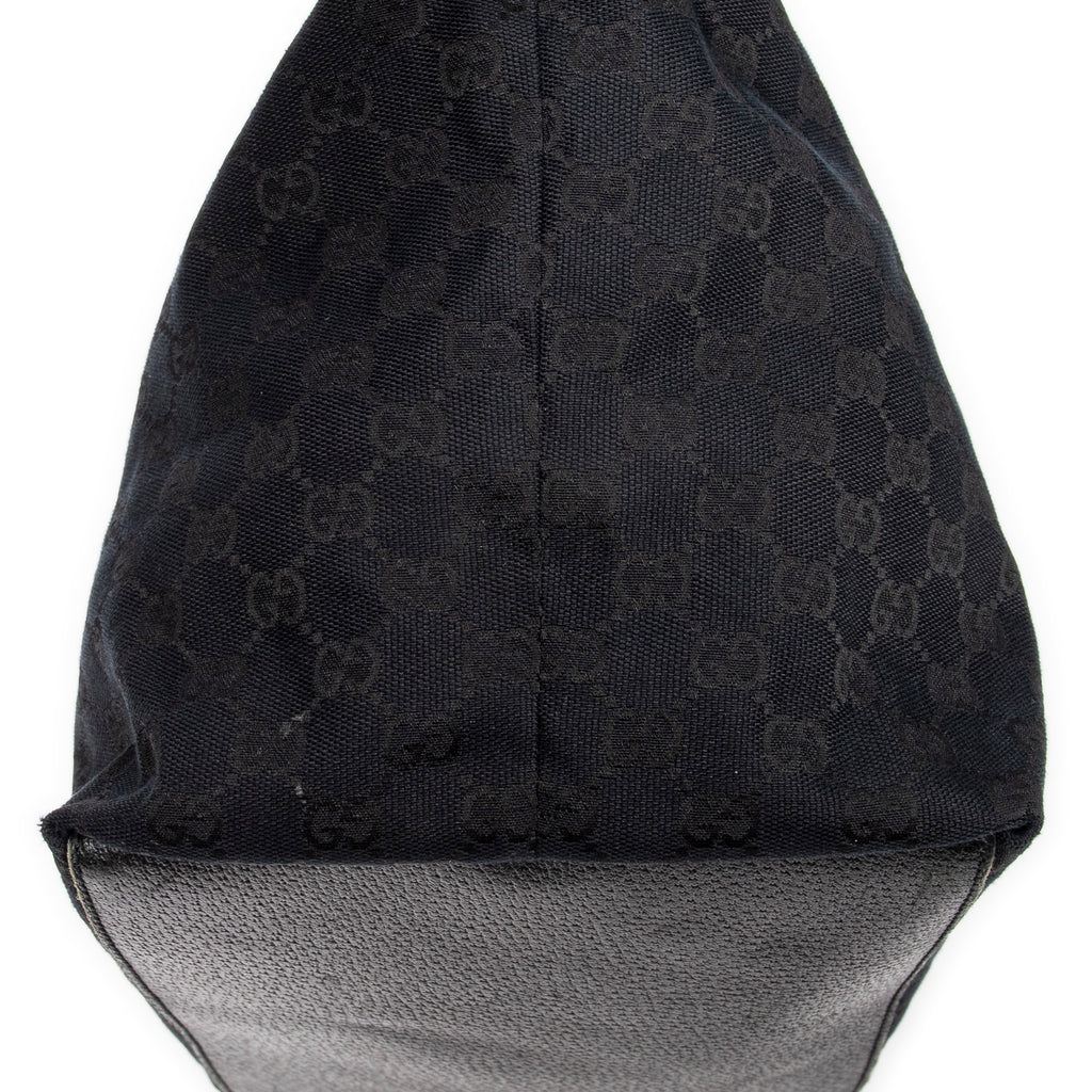 Shoulder bag Medium Web Trapeze Tote Black Monogrammed Canvas