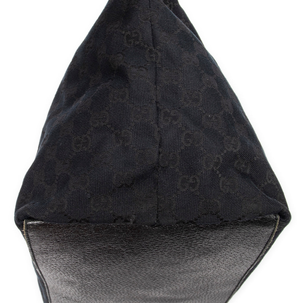 Shoulder bag Medium Web Trapeze Tote Black Monogrammed Canvas