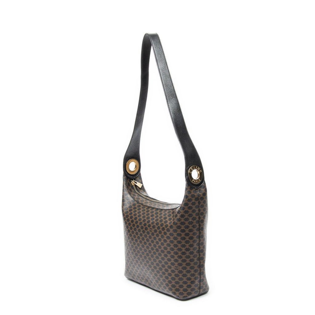 Shoulder bag Zip Shoulder Hobo Brown Macadam Coated Canvas